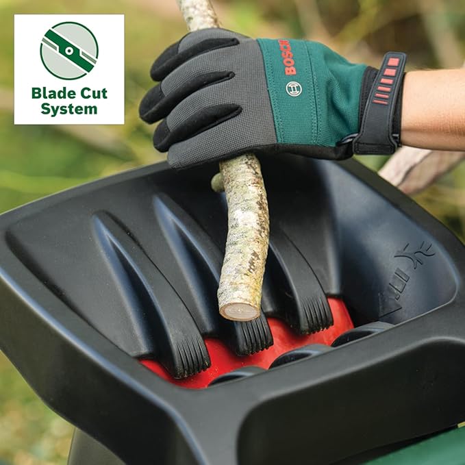Bosch AXT Rapid 2200 Shredder (for Powerful Shredding of Garden Debris
